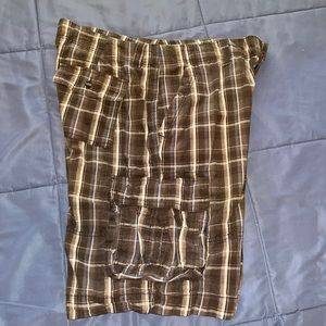 Men’s Mossimo Supply Co plaid cargo shorts